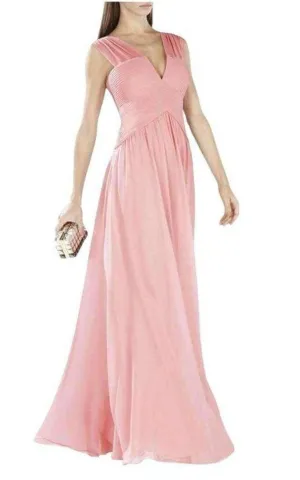 Astella Sleeveless Shirred Gown