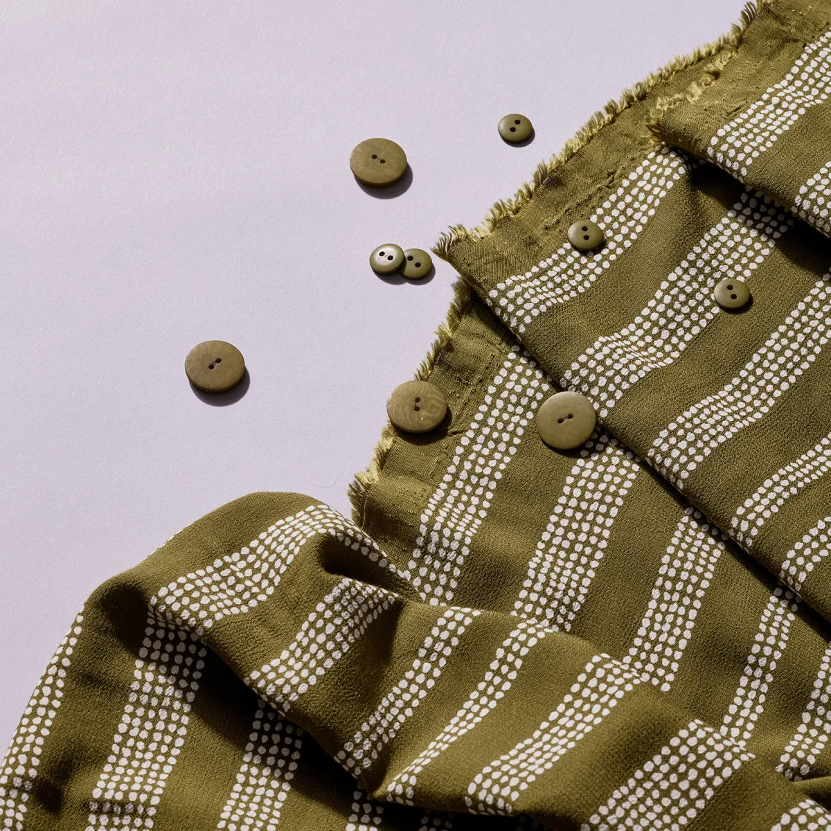 Atelier Brunette - Gaïa - Ivy Green - Kelsey Viscose Crepe