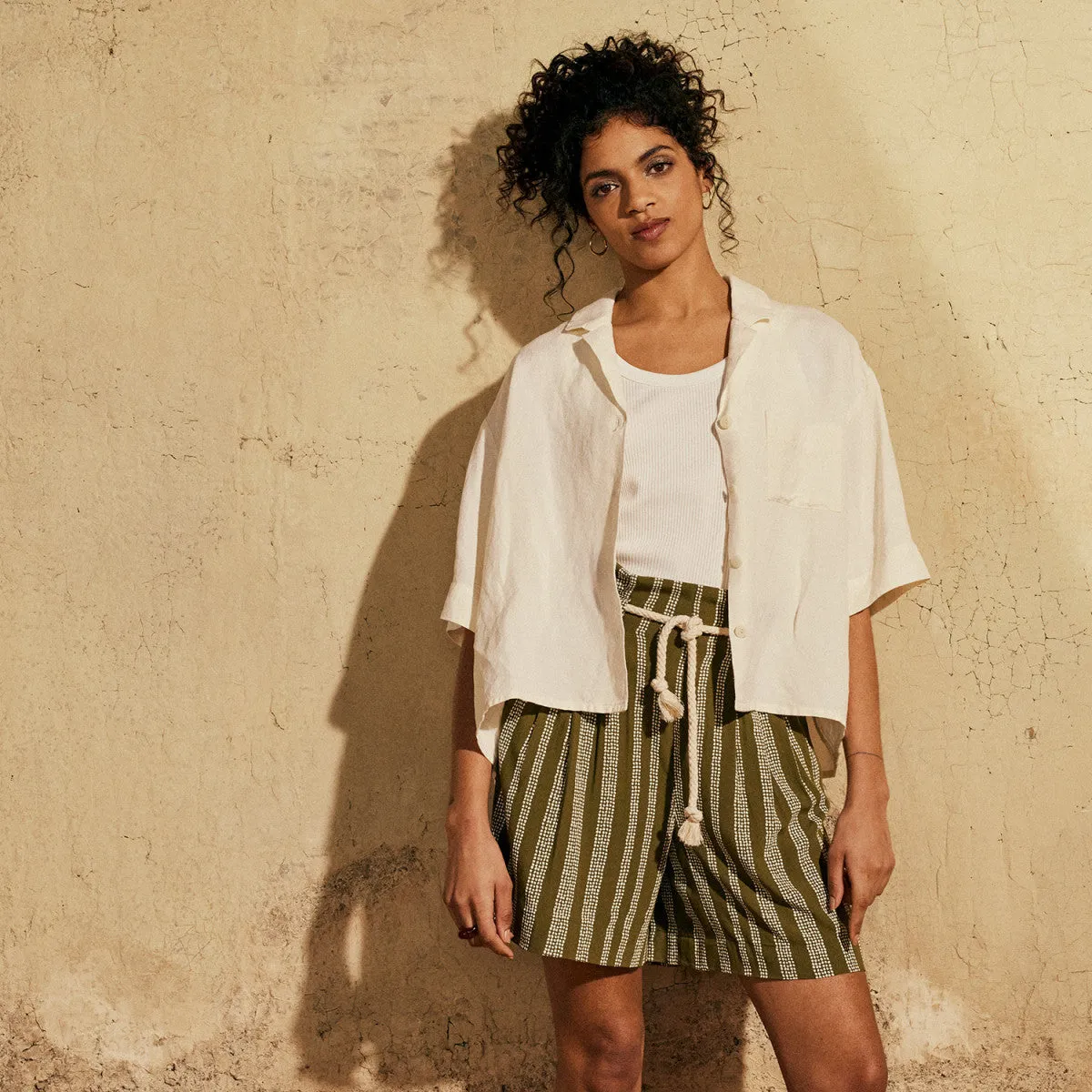 Atelier Brunette - Gaïa - Ivy Green - Kelsey Viscose Crepe