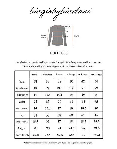 BIADANI Women Round Neck Button Down Soft Classic Knit Cardigan Sweater Black Medium
