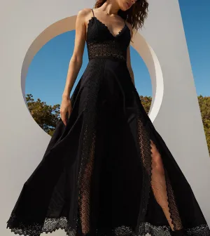 BRENDA Long Dress in Black