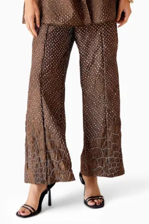 Brown Boho Pants