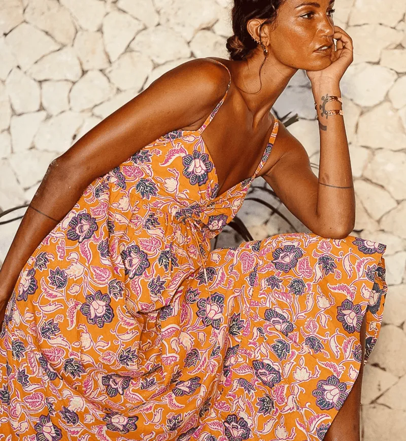 Cleobella Oliana Midi Dress Tropique