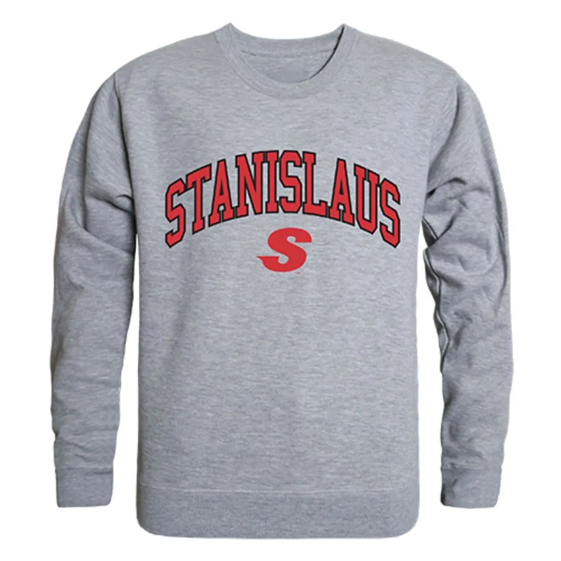 CSUSTAN California State University Stanislaus Campus Crewneck Pullover Sweatshirt Sweater Heather Grey