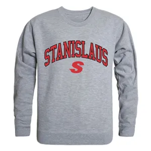 CSUSTAN California State University Stanislaus Campus Crewneck Pullover Sweatshirt Sweater Heather Grey