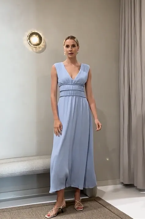 Evian Dress Sky Blue