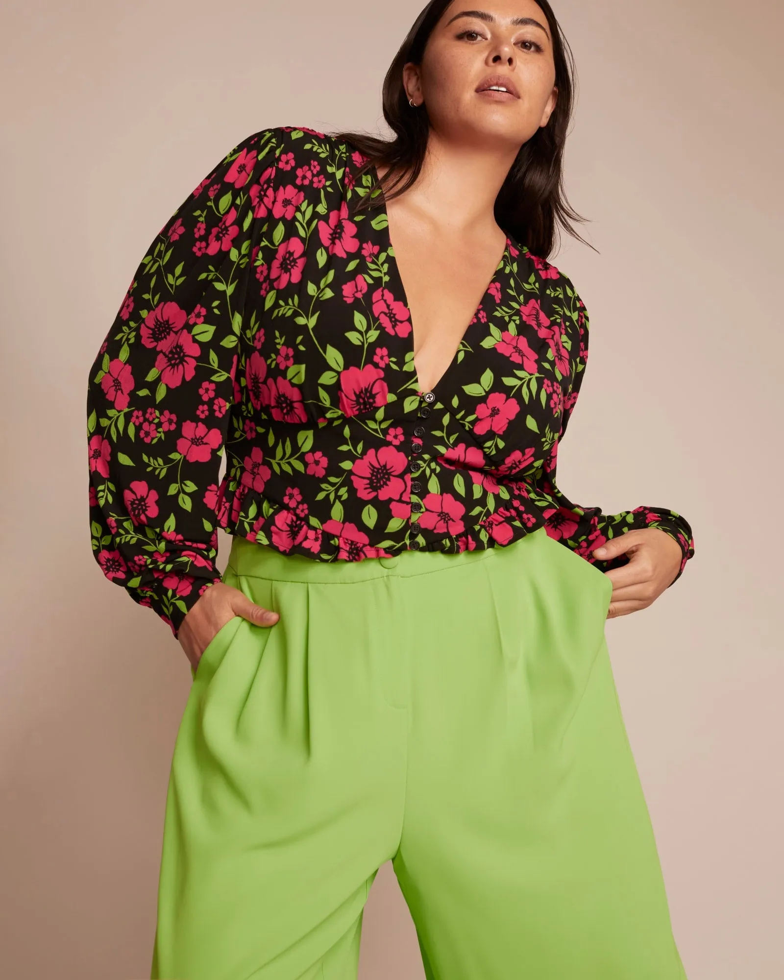 Frankie Shirt | Falling Floral