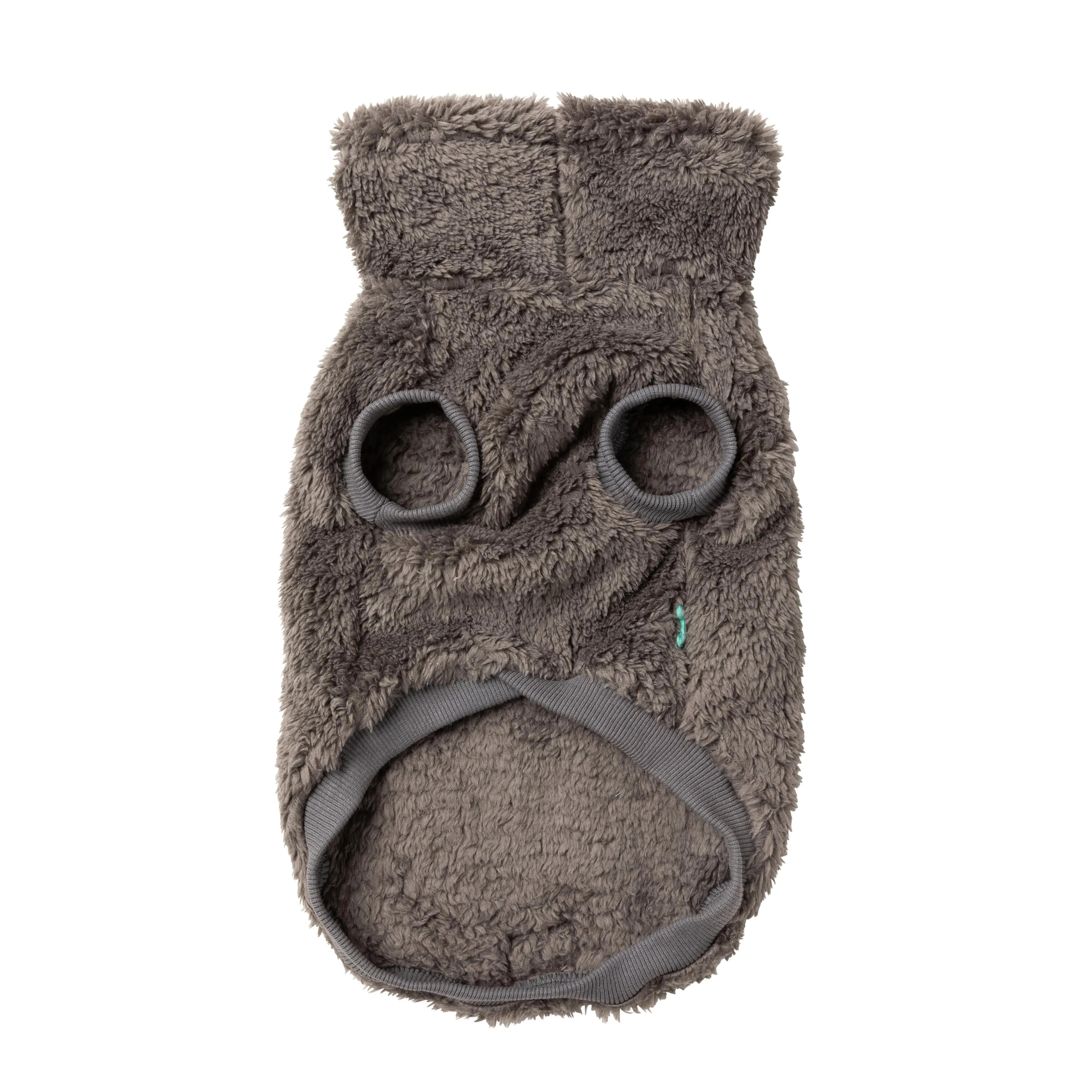 FuzzYard Dog Apparel Turtle Teddy 25 Sweater Gunmetal Grey Size 7