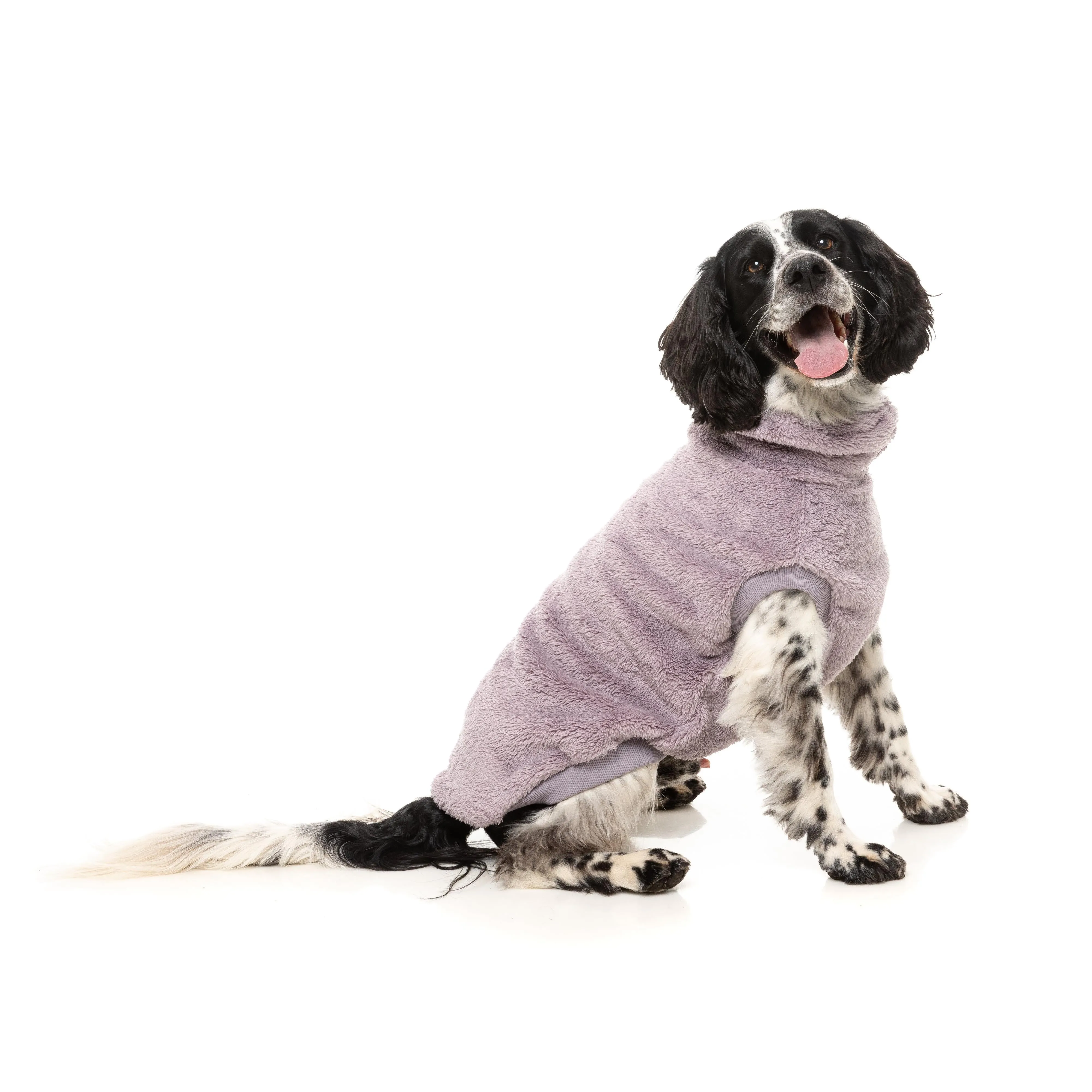 FuzzYard Dog Apparel Turtle Teddy 25 Sweater Lavender Size 3 ^ ^