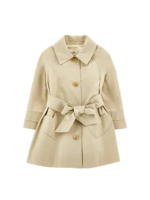 Gabardine trench coat