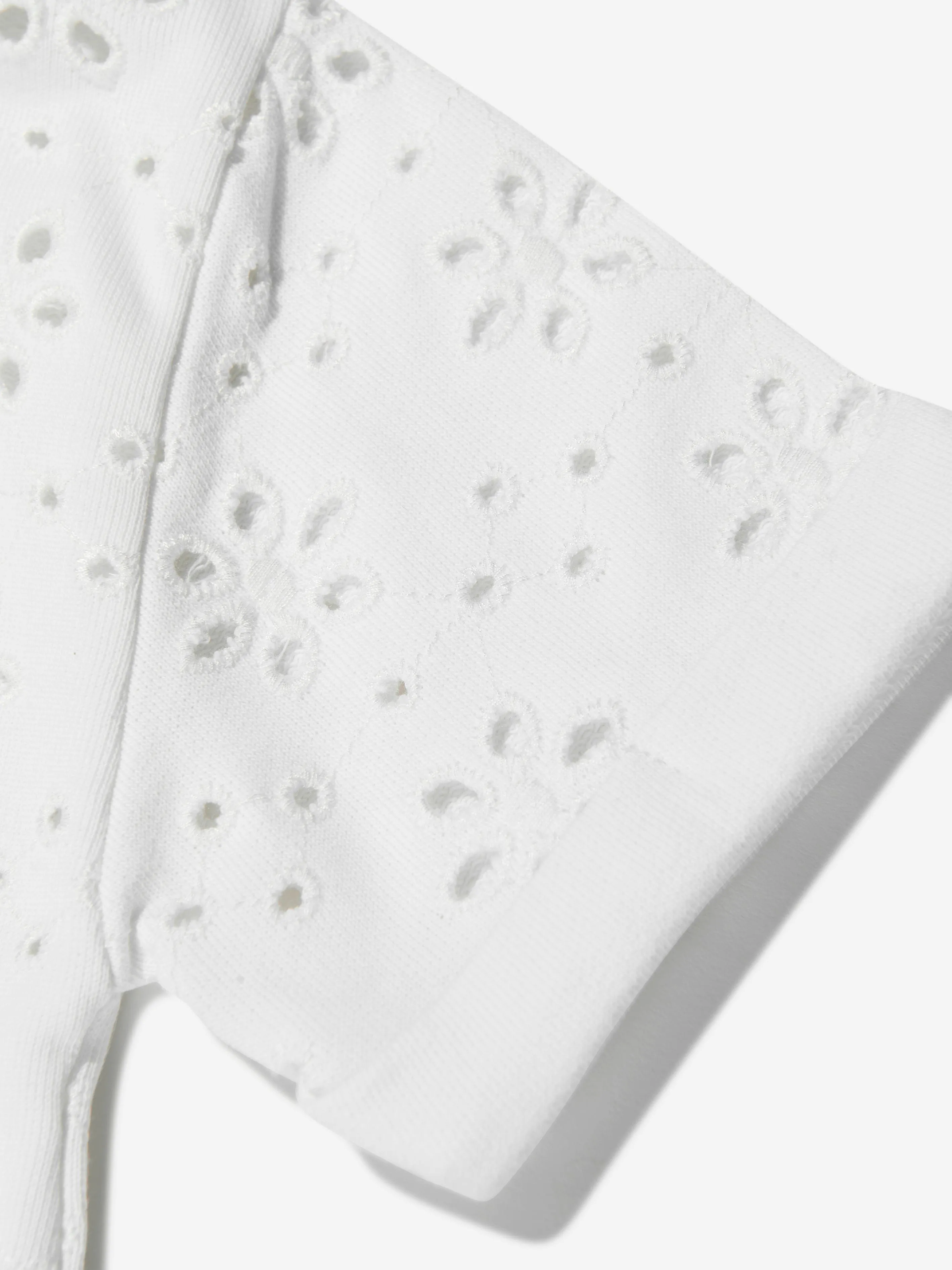 Guess Girls Sangallo Terry Dress in White