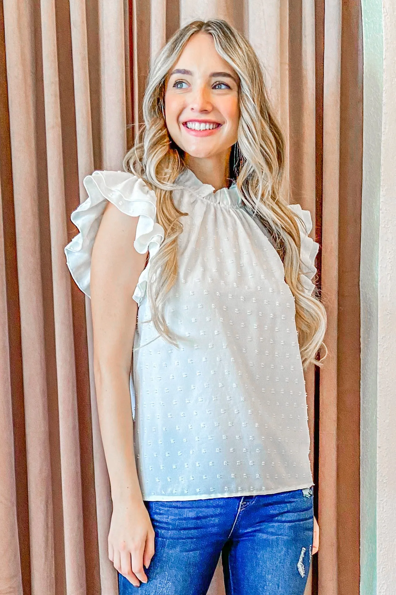 Happy With You Blouse - Ivory