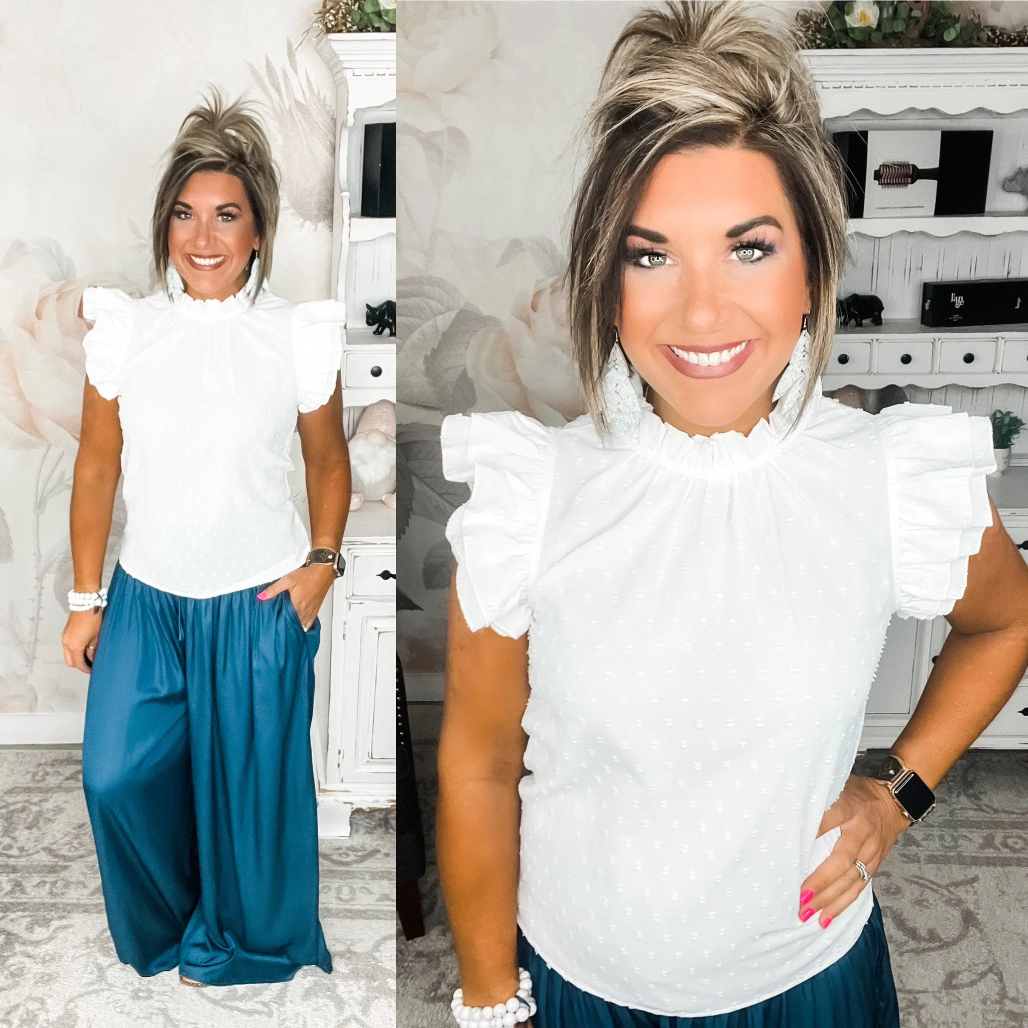 Happy With You Blouse - Ivory