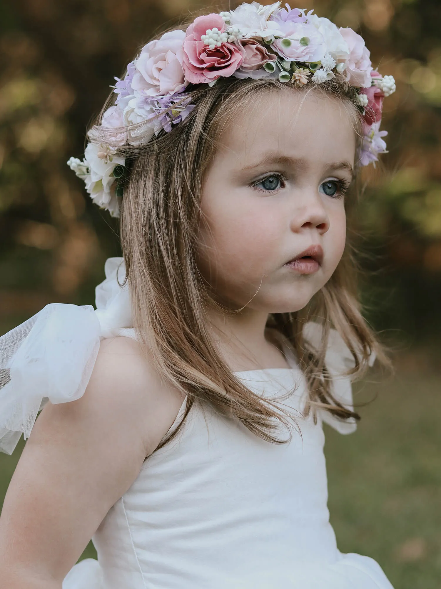 Harper dress - tea length - ivory