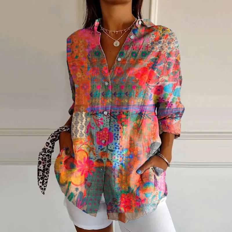 JOAN™ - FLORAL PRINT BLOUSE