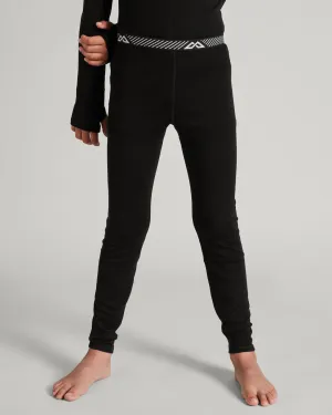 Kids' and Youth KMDMerino Baselayer Leggings - Black