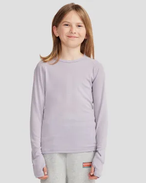 Kids' KMDMerino Baselayer Long Sleeve Top - Light Haze