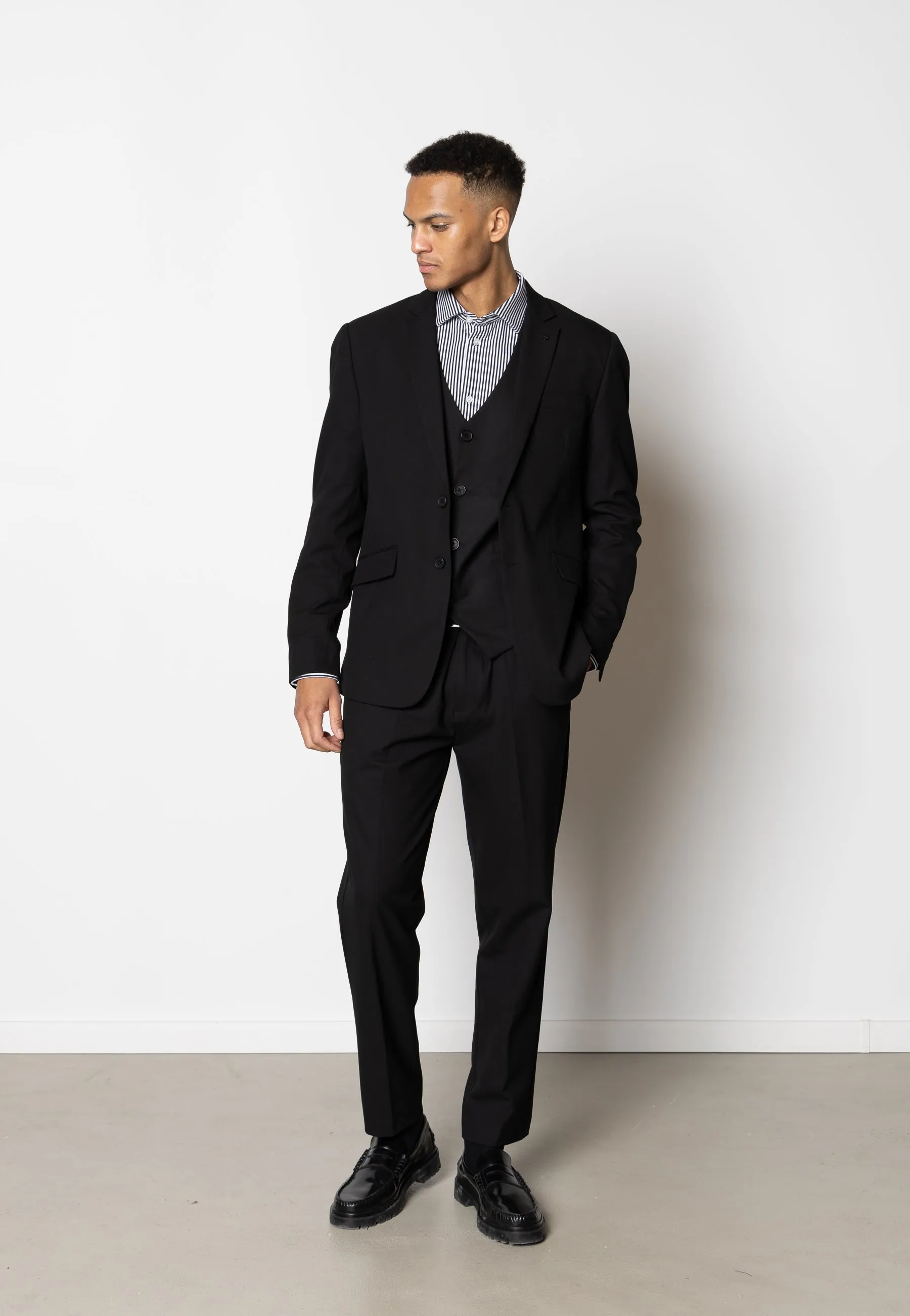 Louis XO waistcoat - Sort