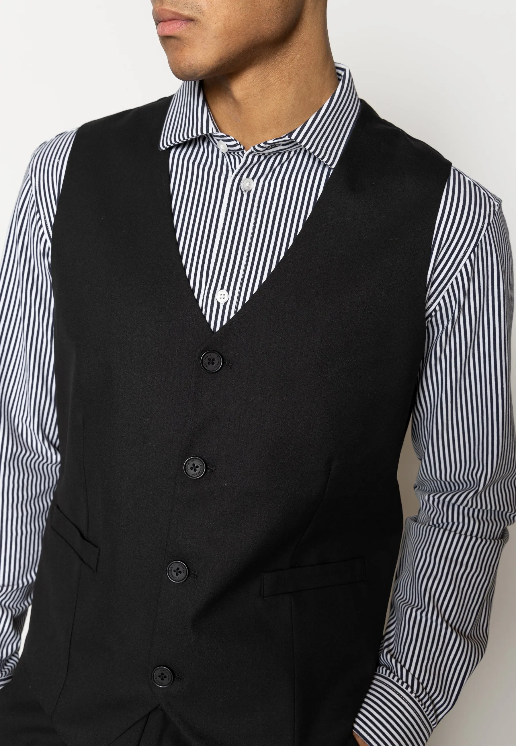 Louis XO waistcoat - Sort