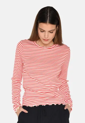Markhild long sleeved blouse 4252 - Fiery Red