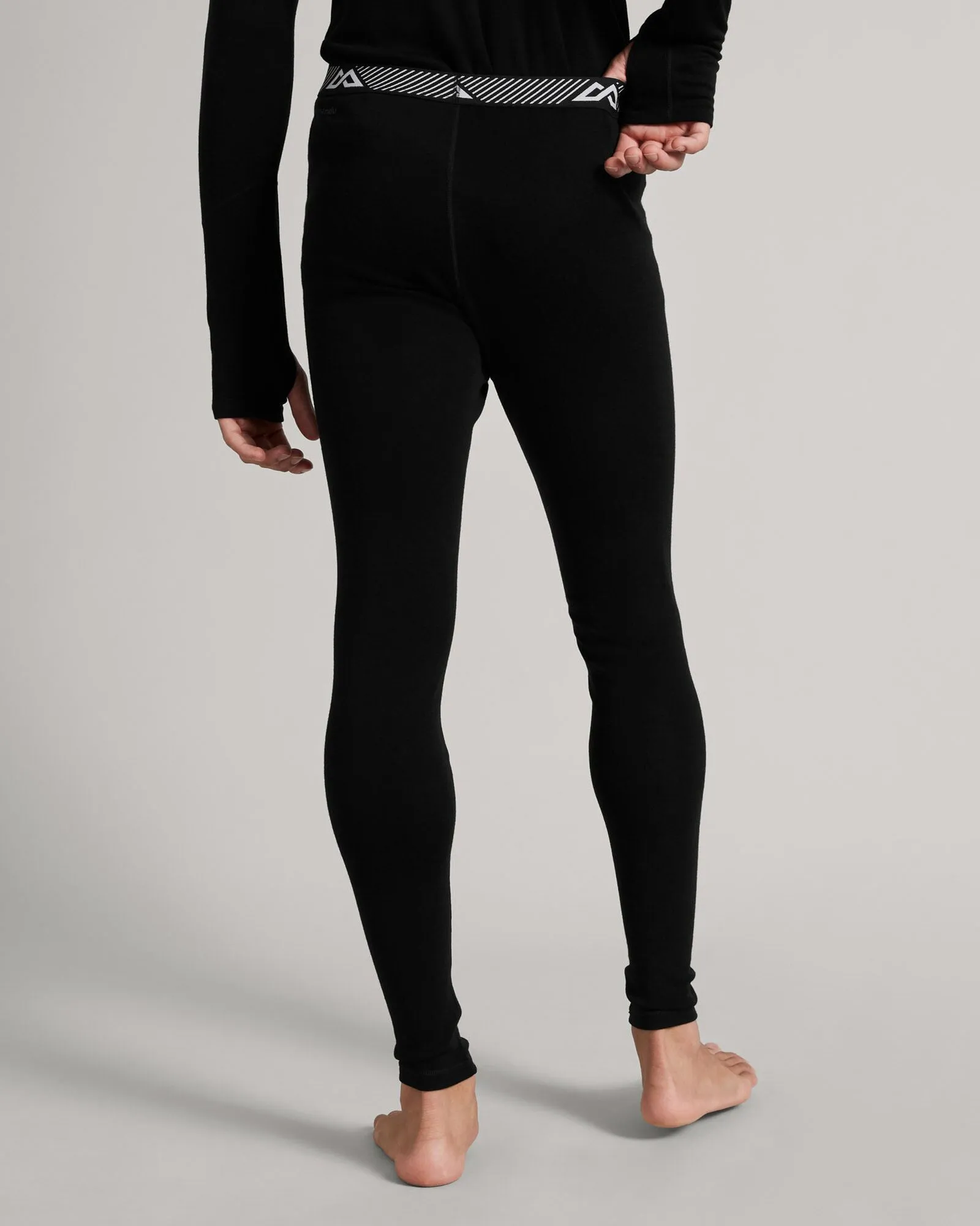 Men's KMDMerino Baselayer Long John Pants - Black