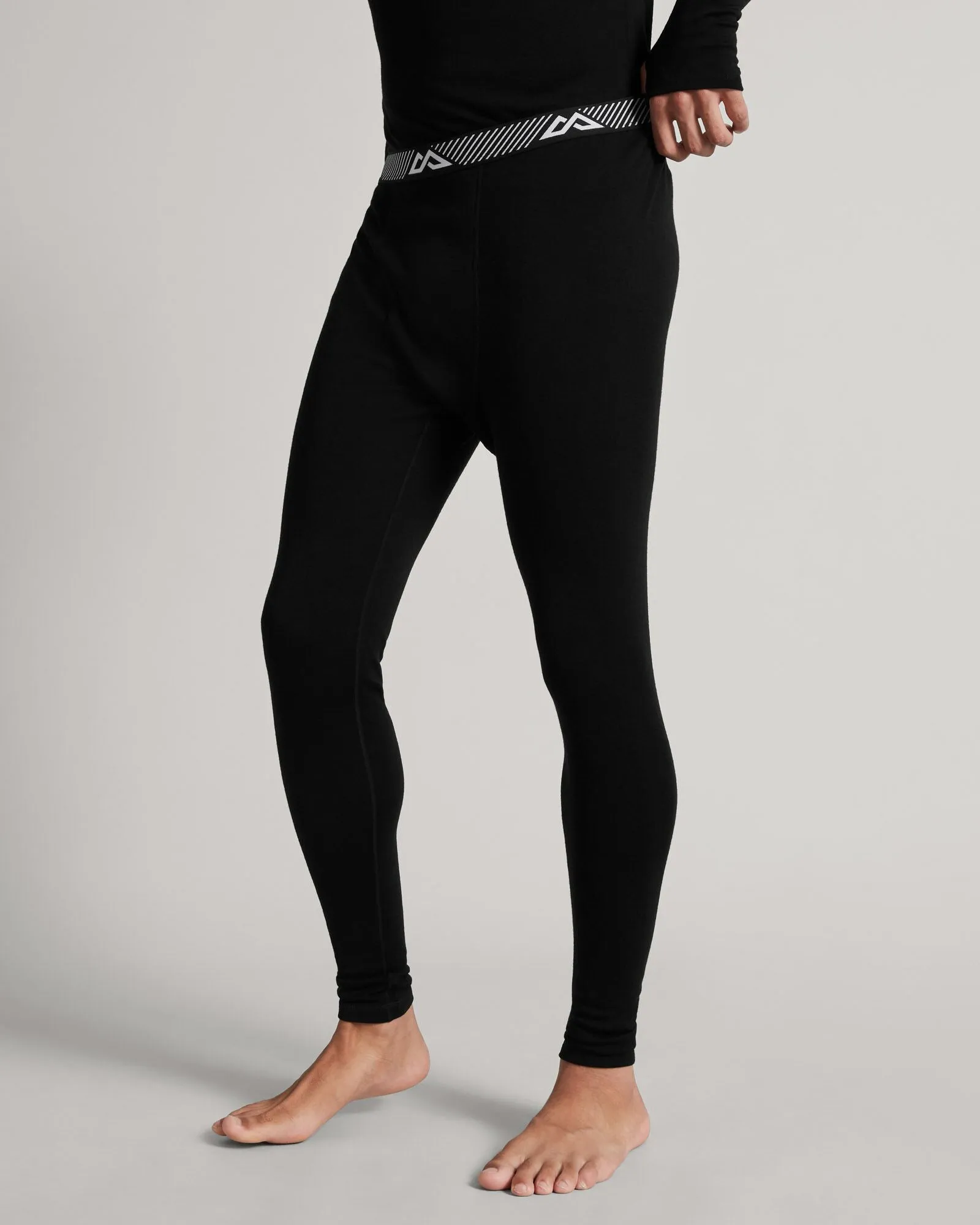 Men's KMDMerino Baselayer Long John Pants - Black
