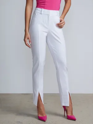 Mid Rise Slit Pants