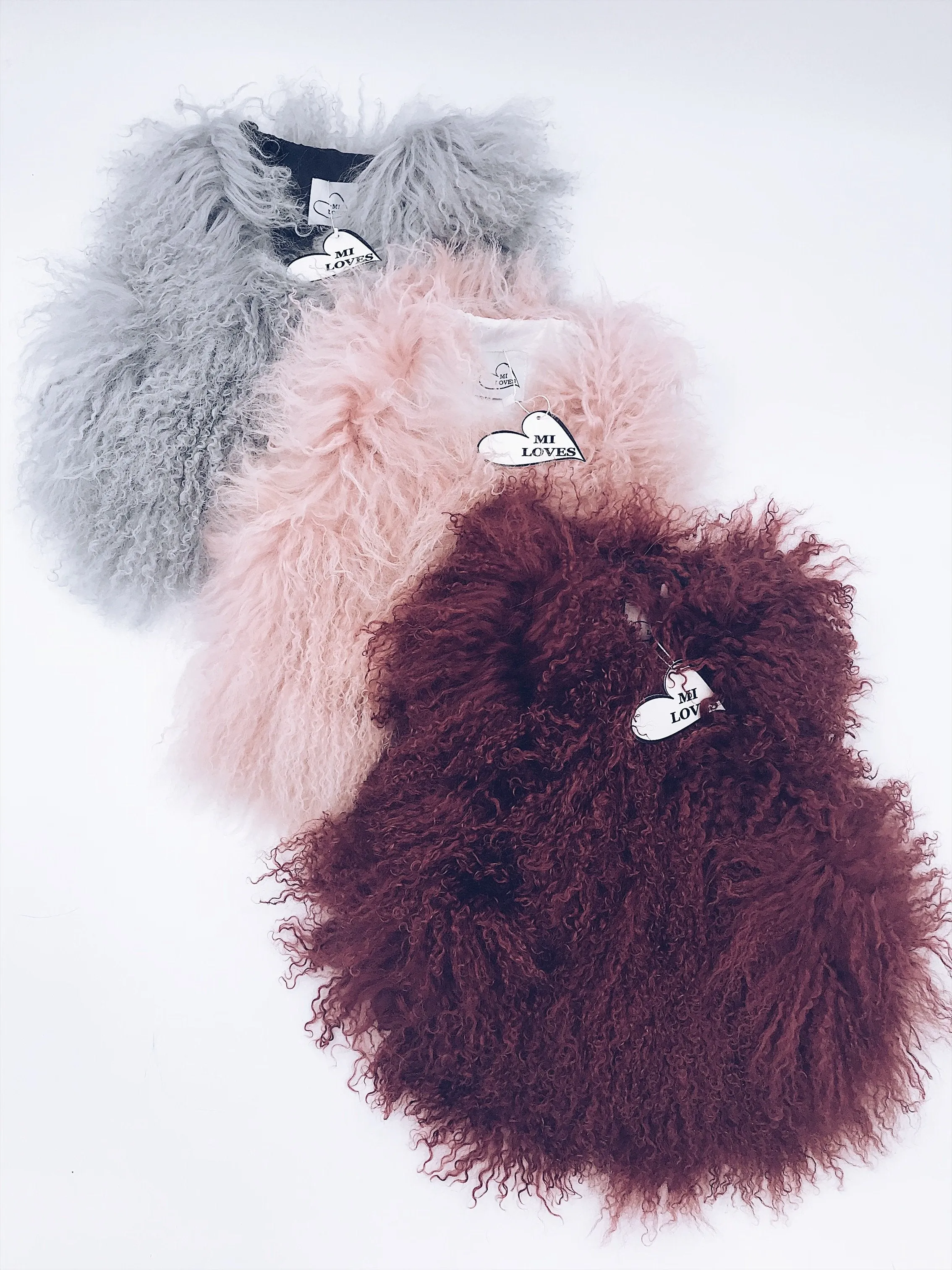 MILOVES Signature Luxurious Mongolian  fur kids vest