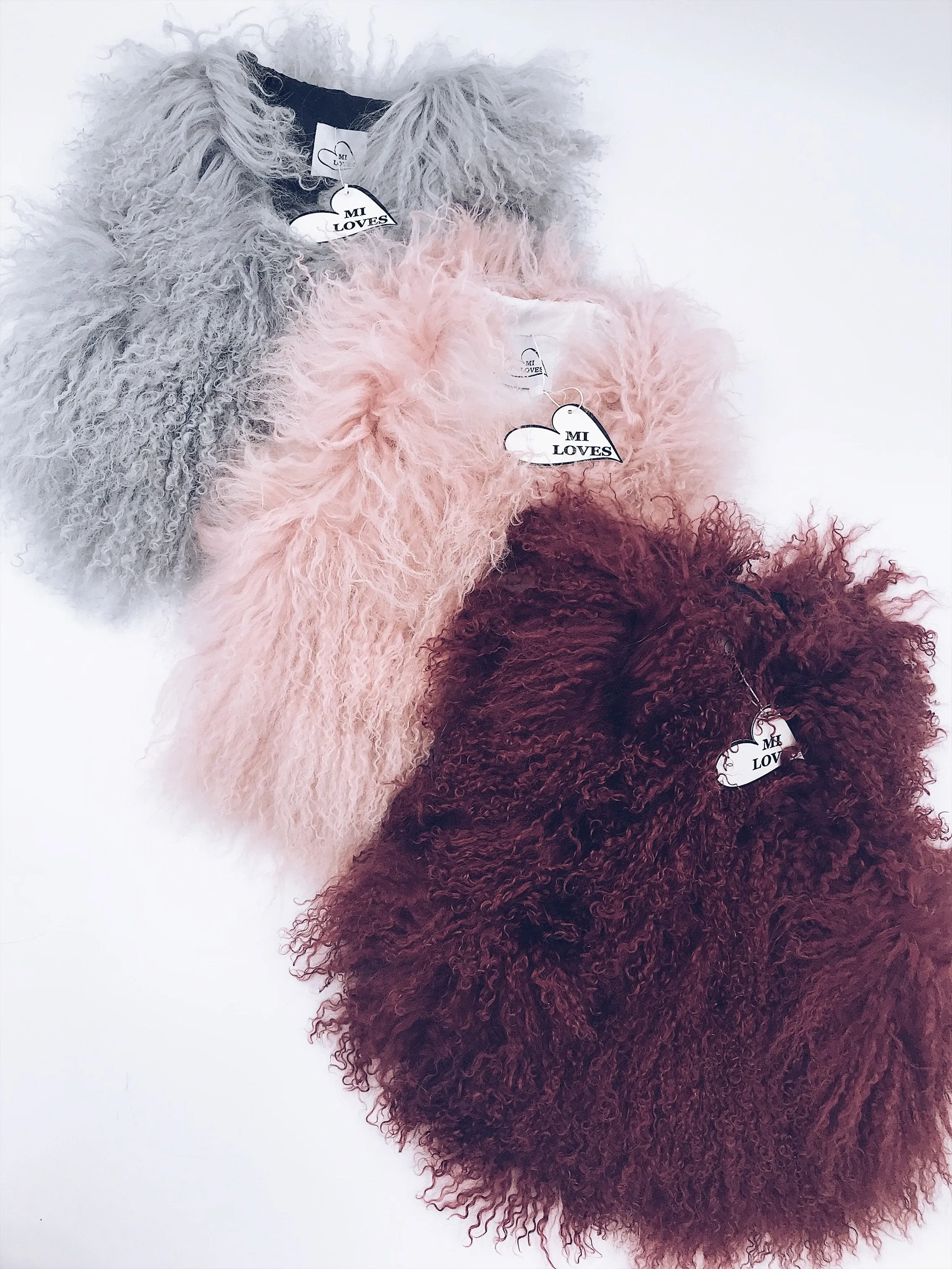 MILOVES Signature Luxurious Mongolian  fur kids vest