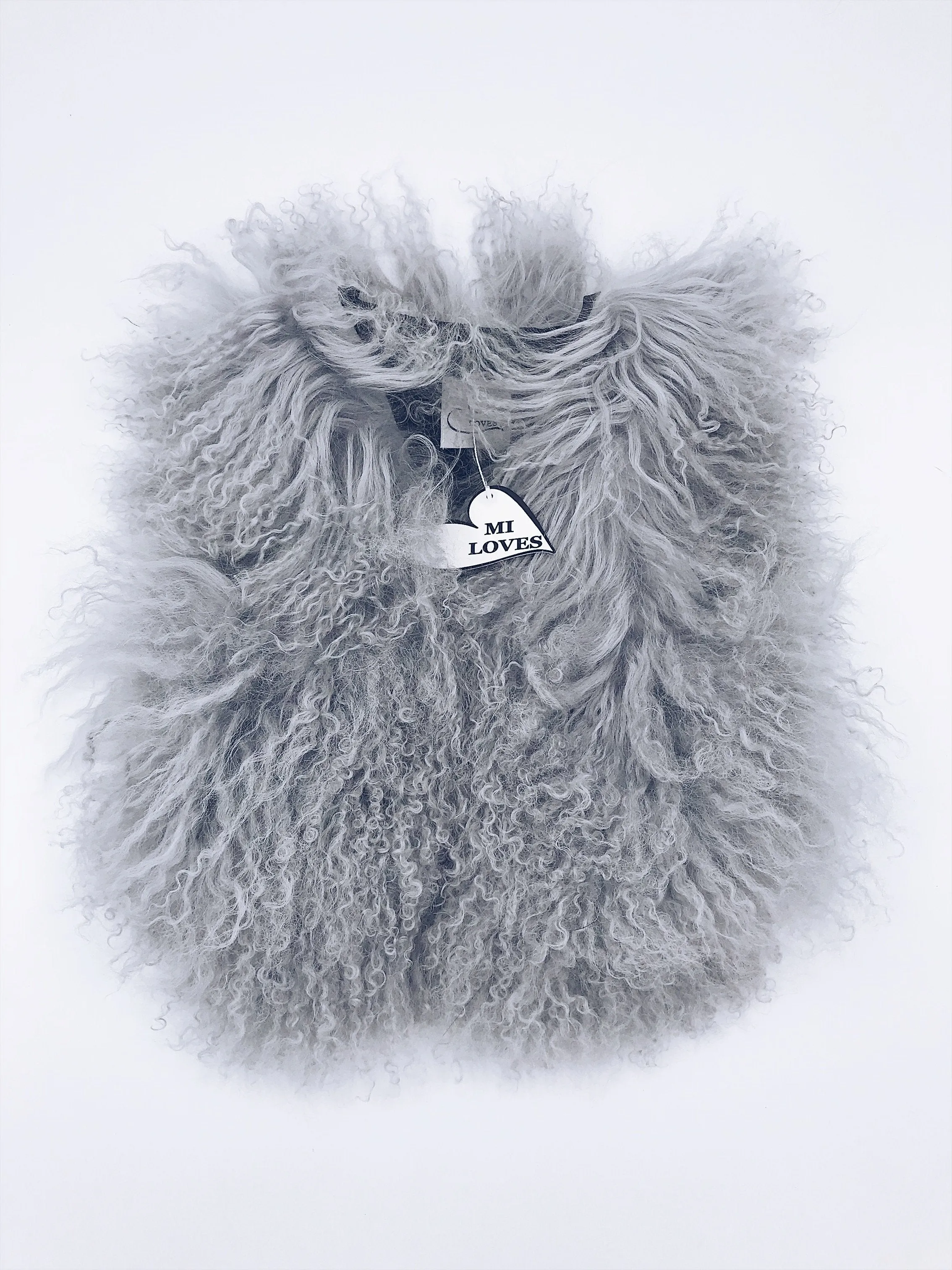MILOVES Signature Luxurious Mongolian  fur kids vest