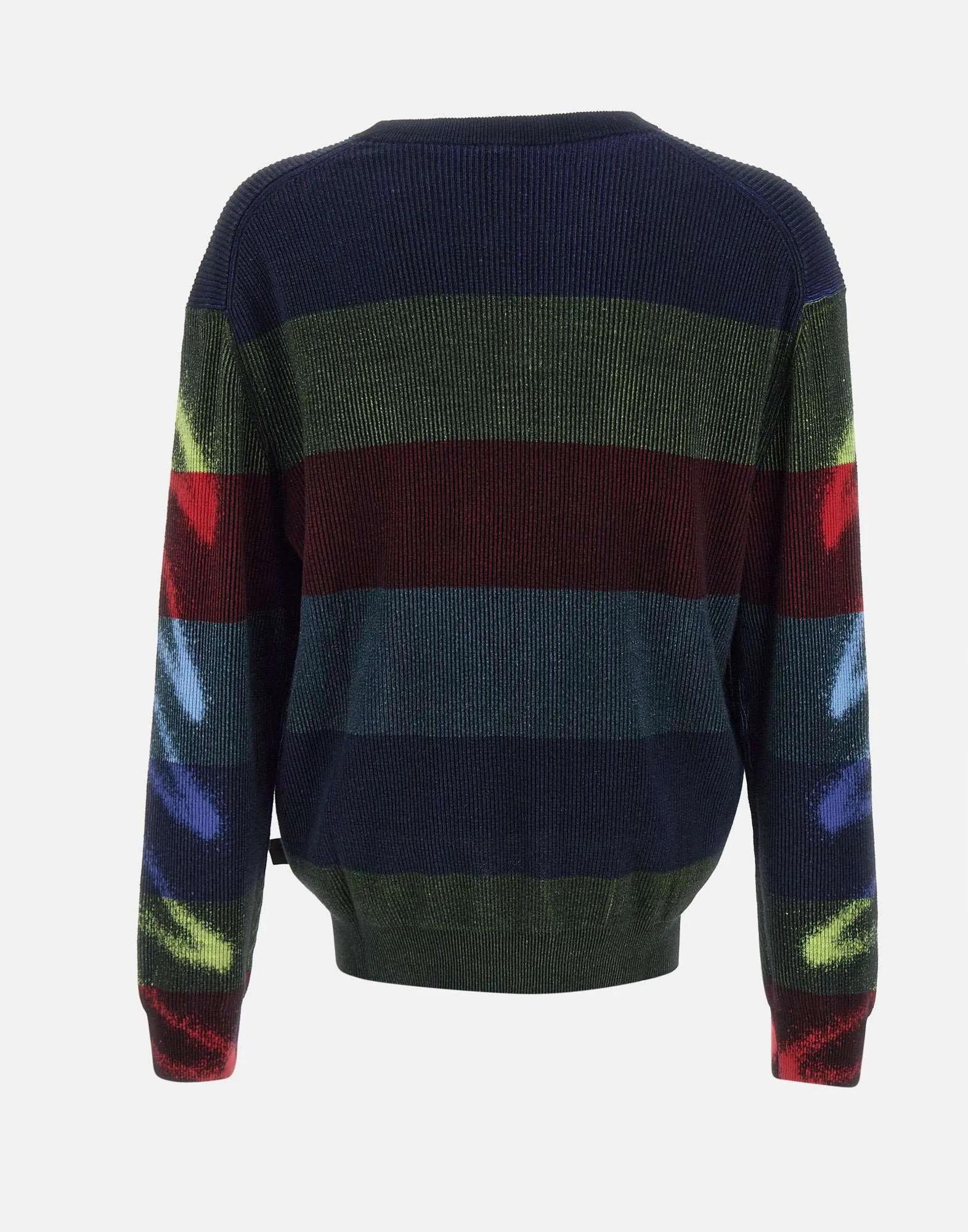 MultiColour Cotton Crew Neck Sweater