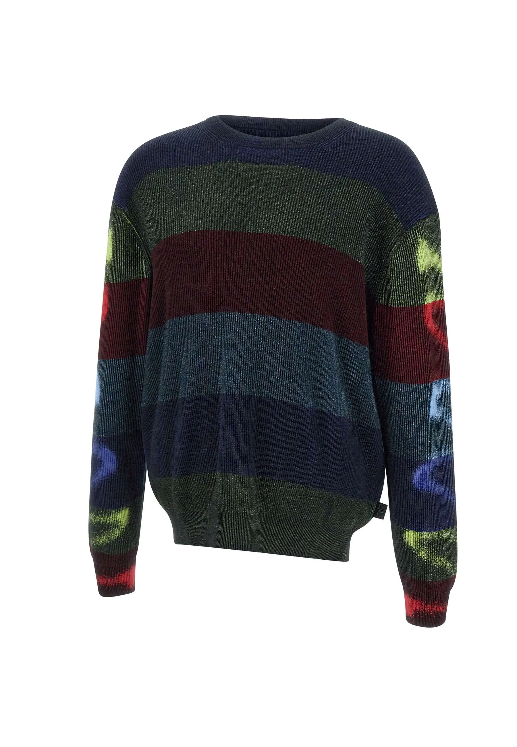 MultiColour Cotton Crew Neck Sweater