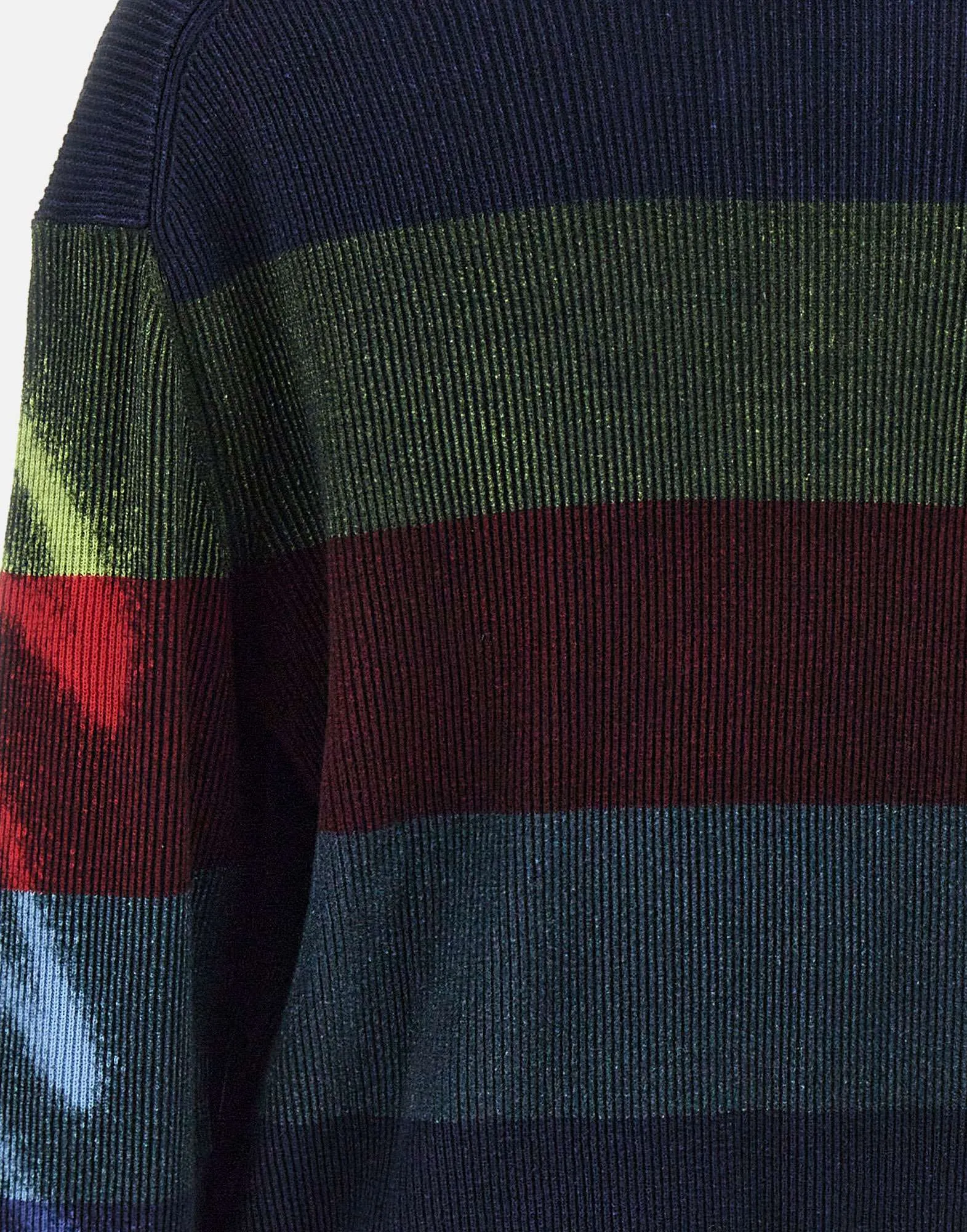 MultiColour Cotton Crew Neck Sweater