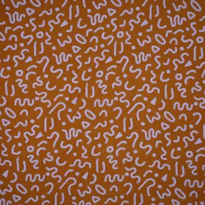 Nerida Hansen - Boho Geo Nutmeg Viscose with LENZING™ ECOVERO™ fibres