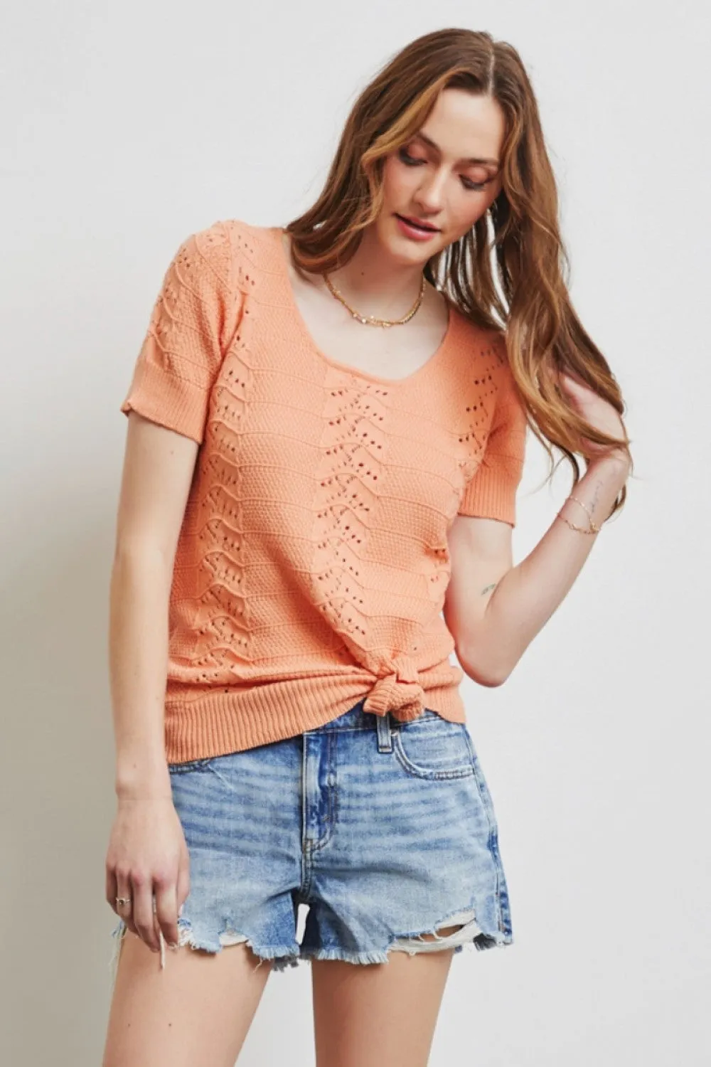 No More Words Knit Top