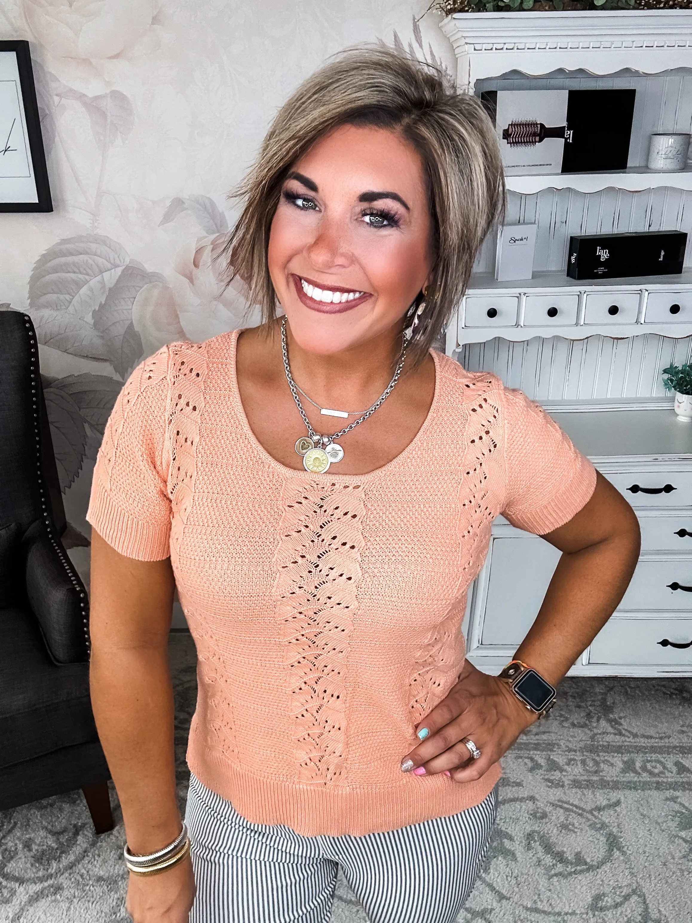 No More Words Knit Top