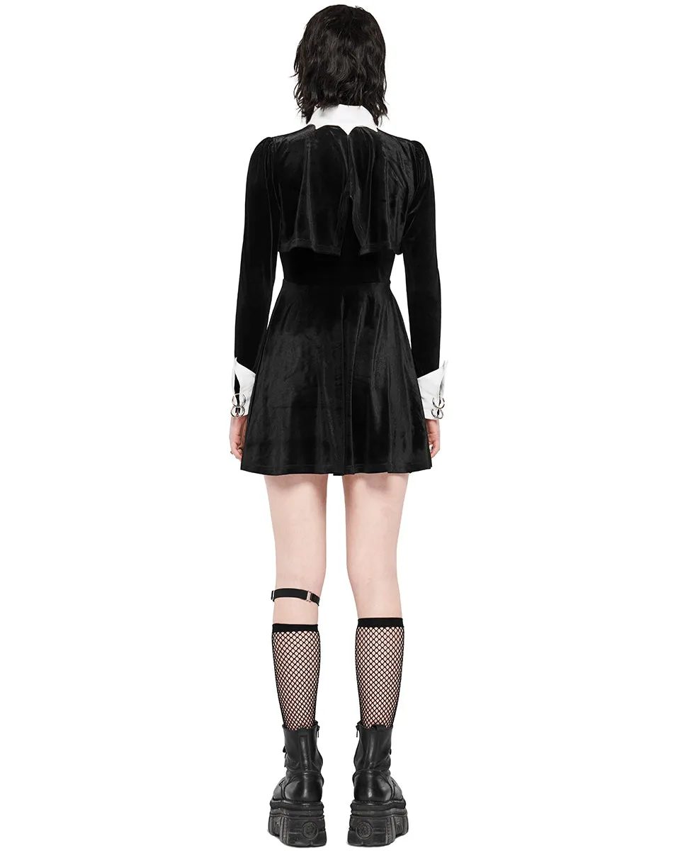 Punk Rave Incantine Gothic Lolita Witch Dress - Black Velvet