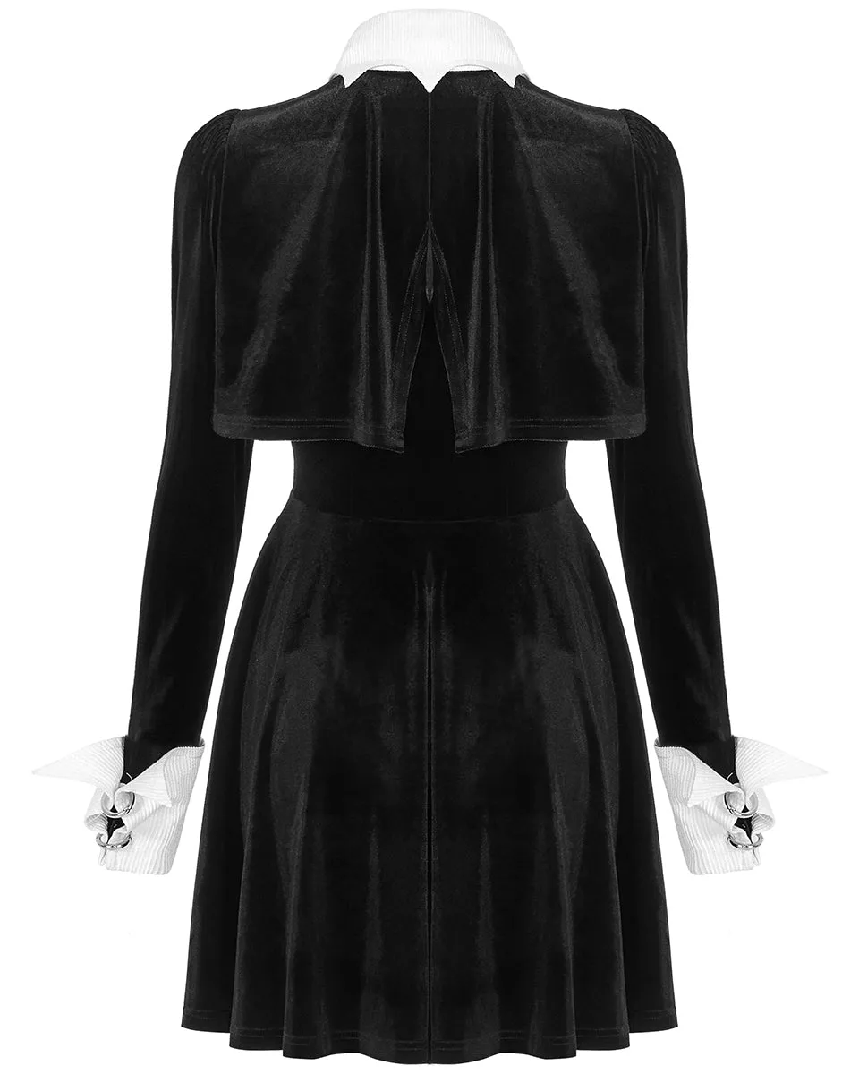 Punk Rave Incantine Gothic Lolita Witch Dress - Black Velvet