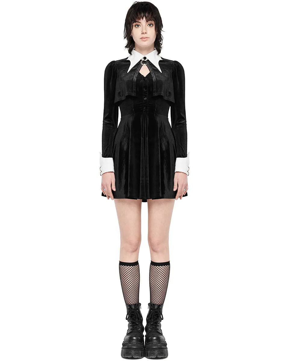 Punk Rave Incantine Gothic Lolita Witch Dress - Black Velvet