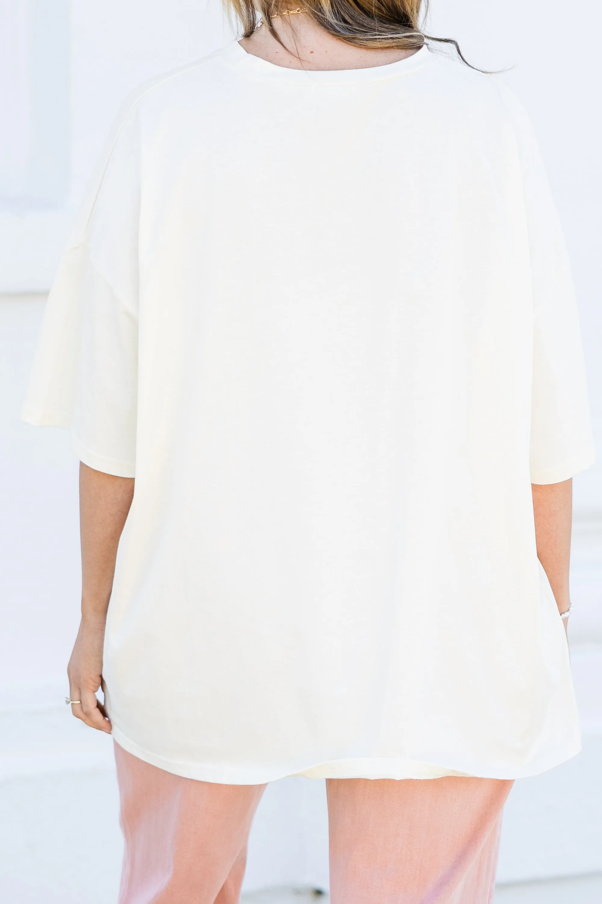 Put a Bow On Boyfriend Tee, Ivory