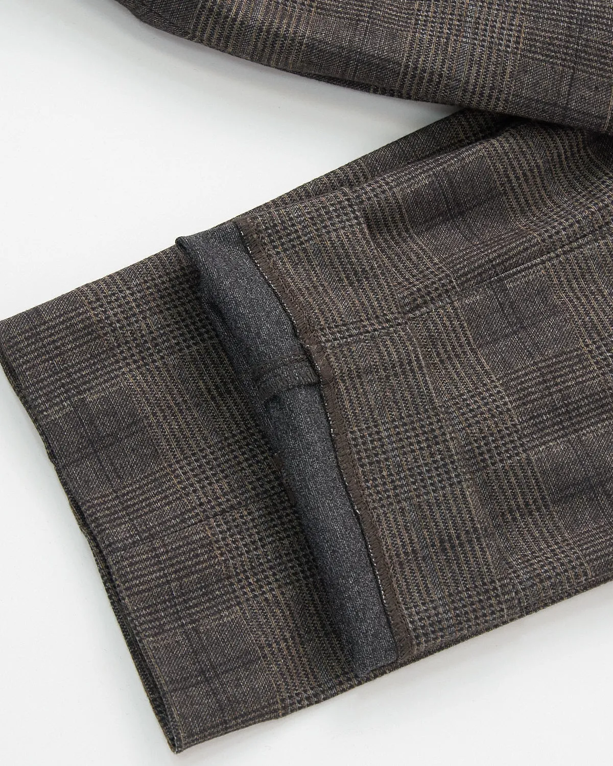 'Rob' Fit Modern Glencheck Jersey Pants
