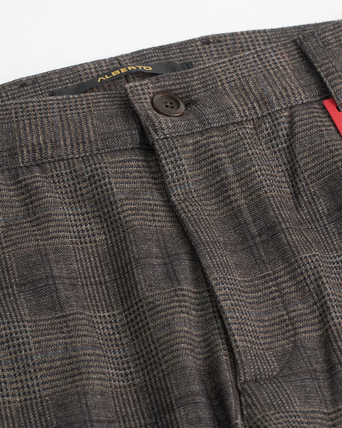 'Rob' Fit Modern Glencheck Jersey Pants