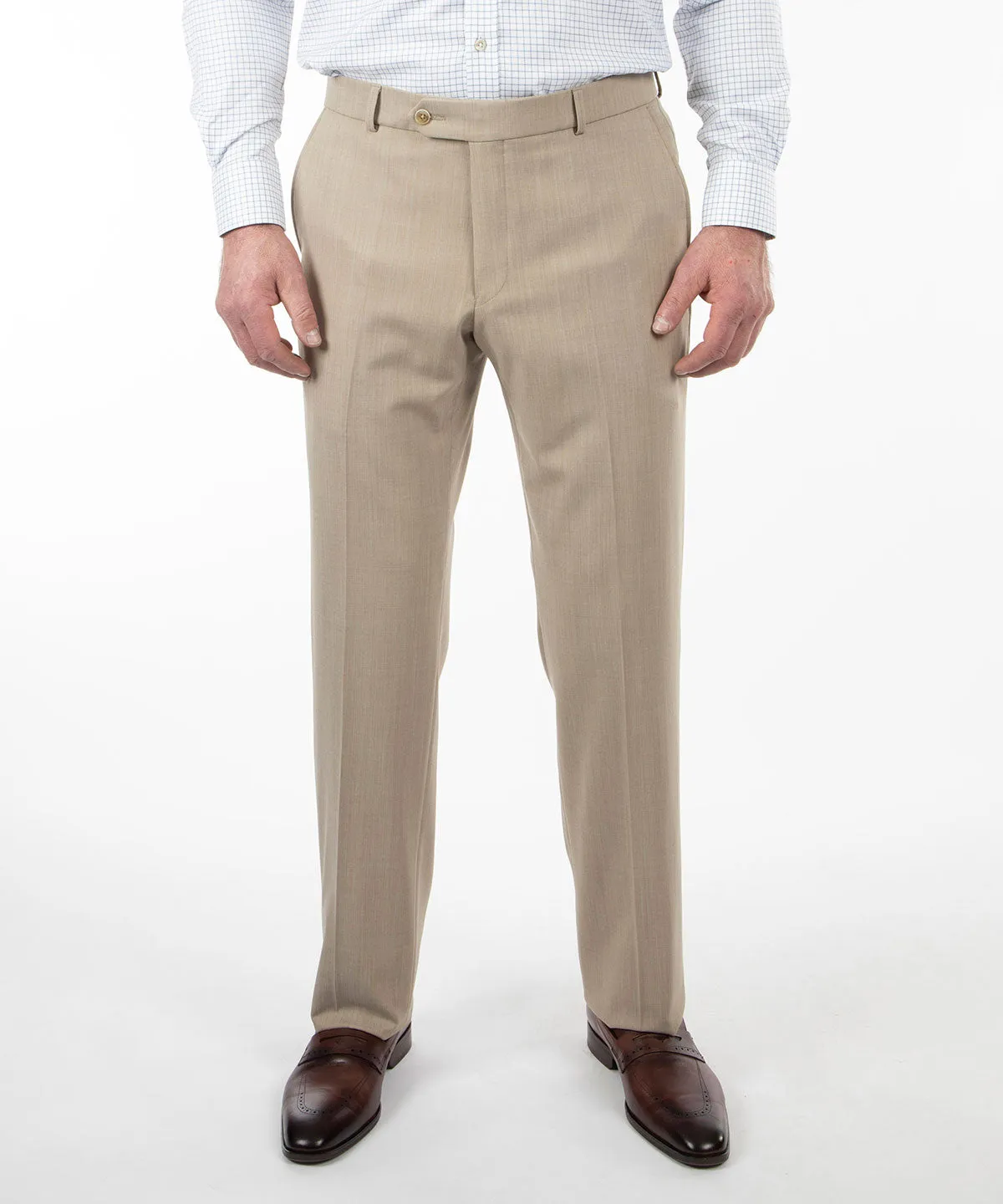 Signature Bi-Stretch Serge Wool Pants
