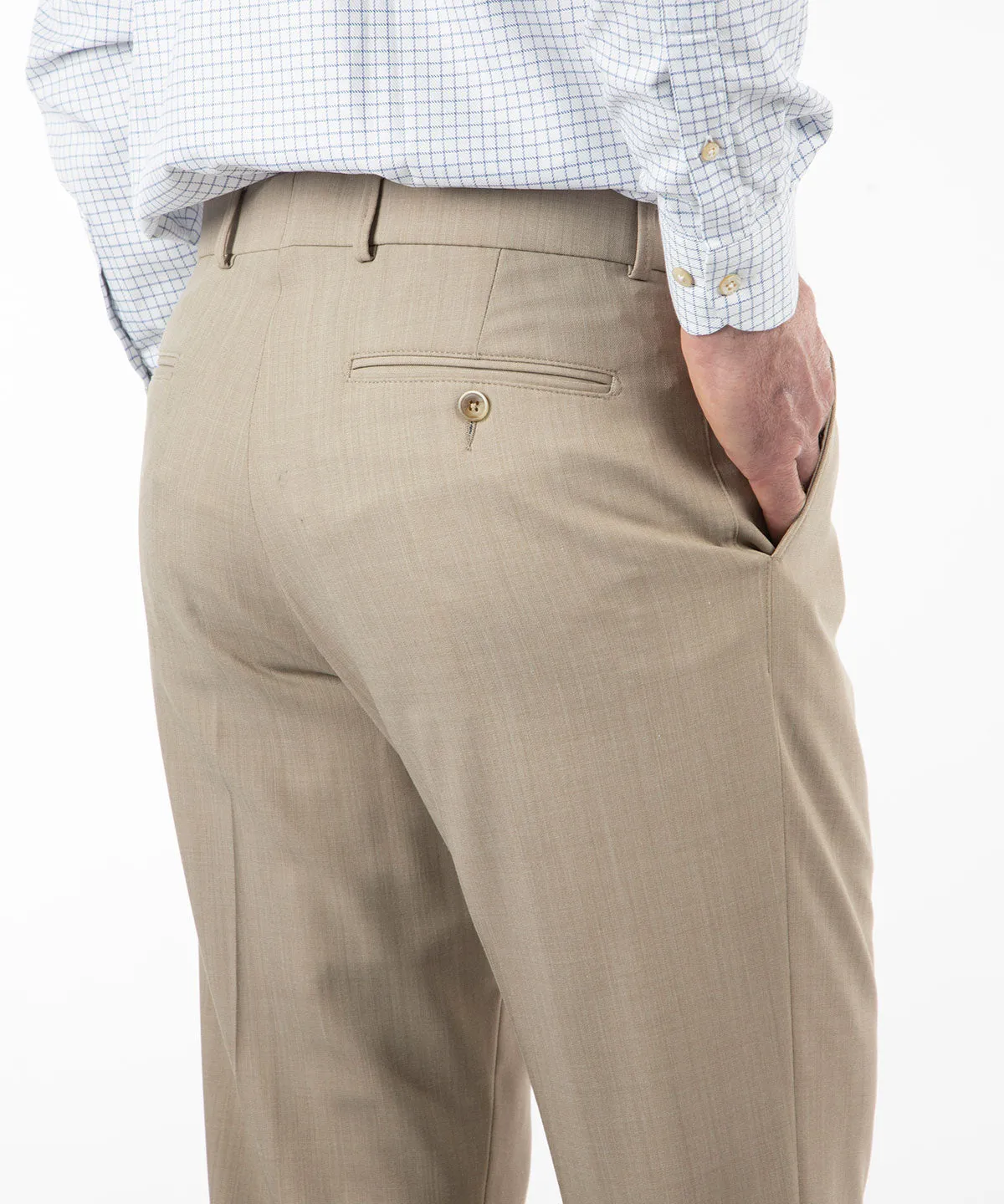 Signature Bi-Stretch Serge Wool Pants
