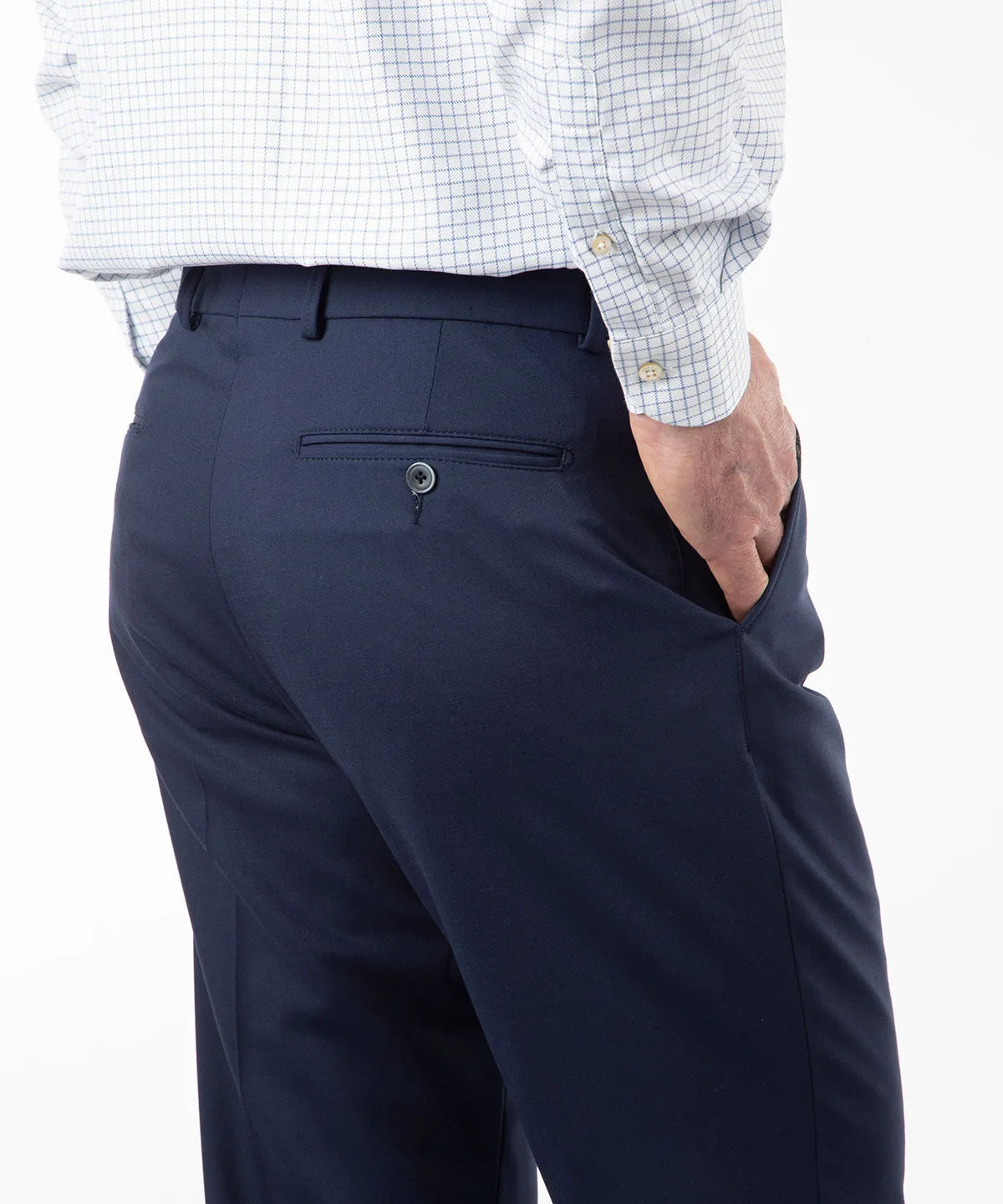 Signature Bi-Stretch Serge Wool Pants