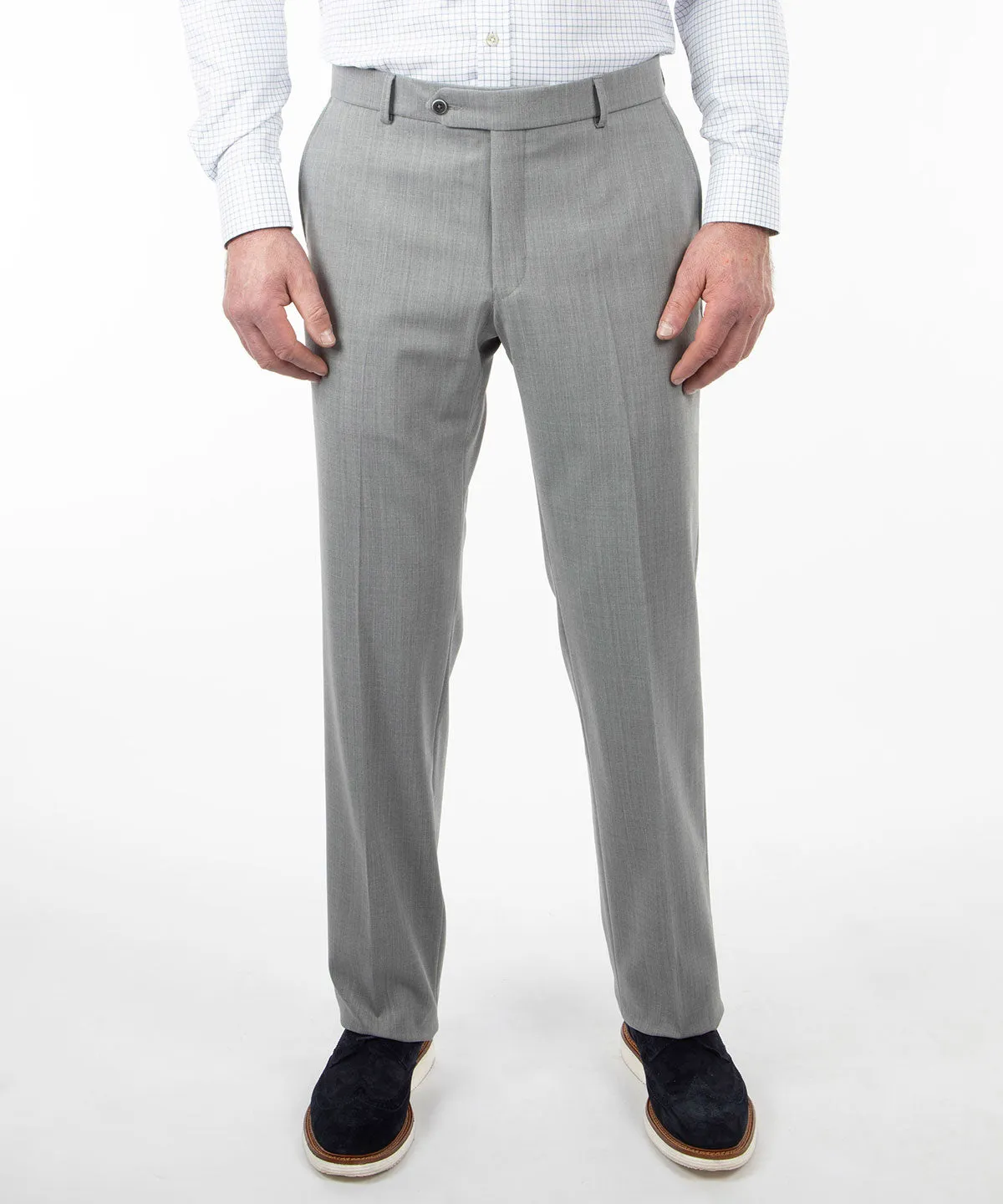 Signature Bi-Stretch Serge Wool Pants