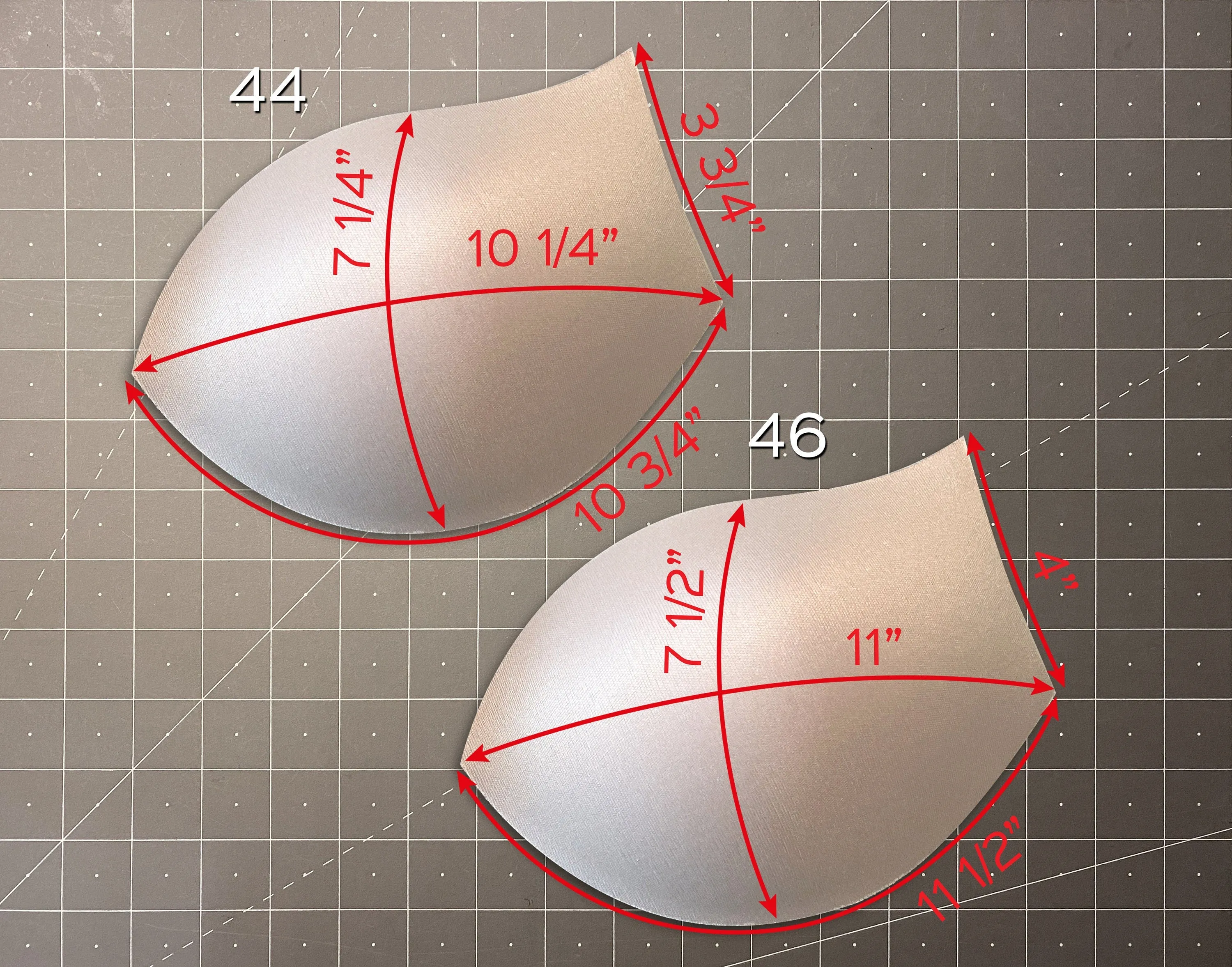 Soft Push Up Contoured Bra Cups- Sizes 32-46