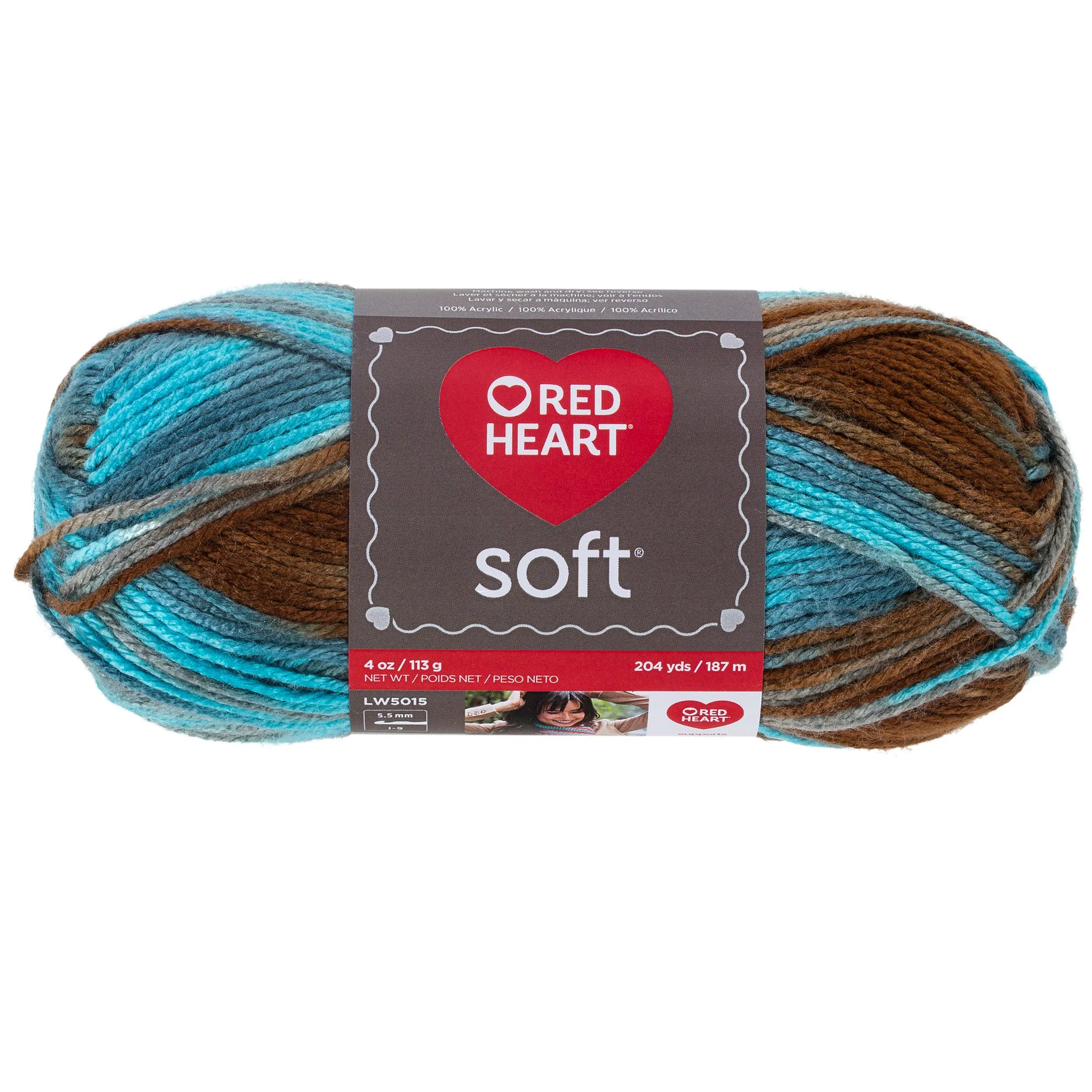 Soft Yarn Mulit-Colors E728 4 oz