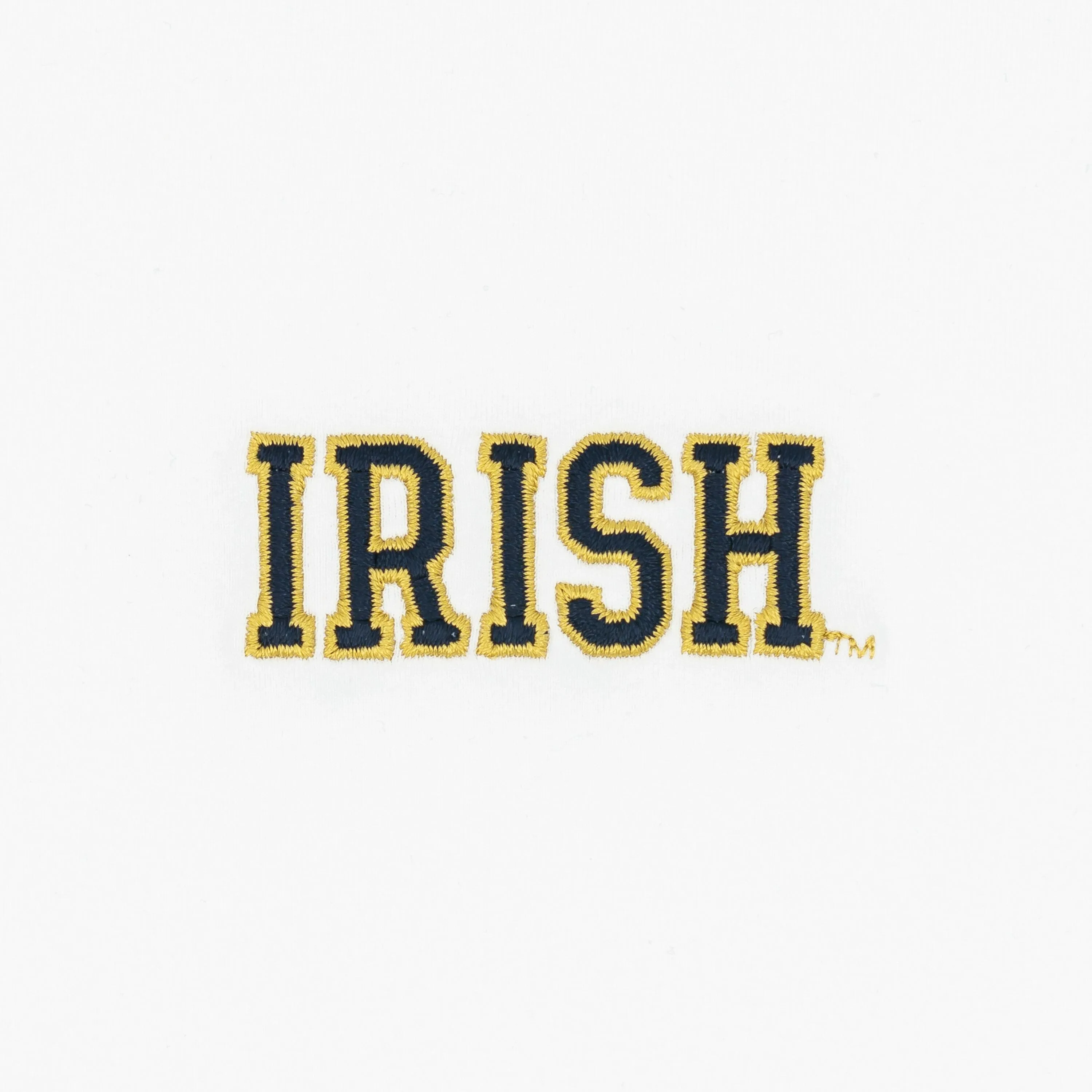 Solid Collegiate Q-Zip - Notre Dame | Solid - White - Notre Dame - 1