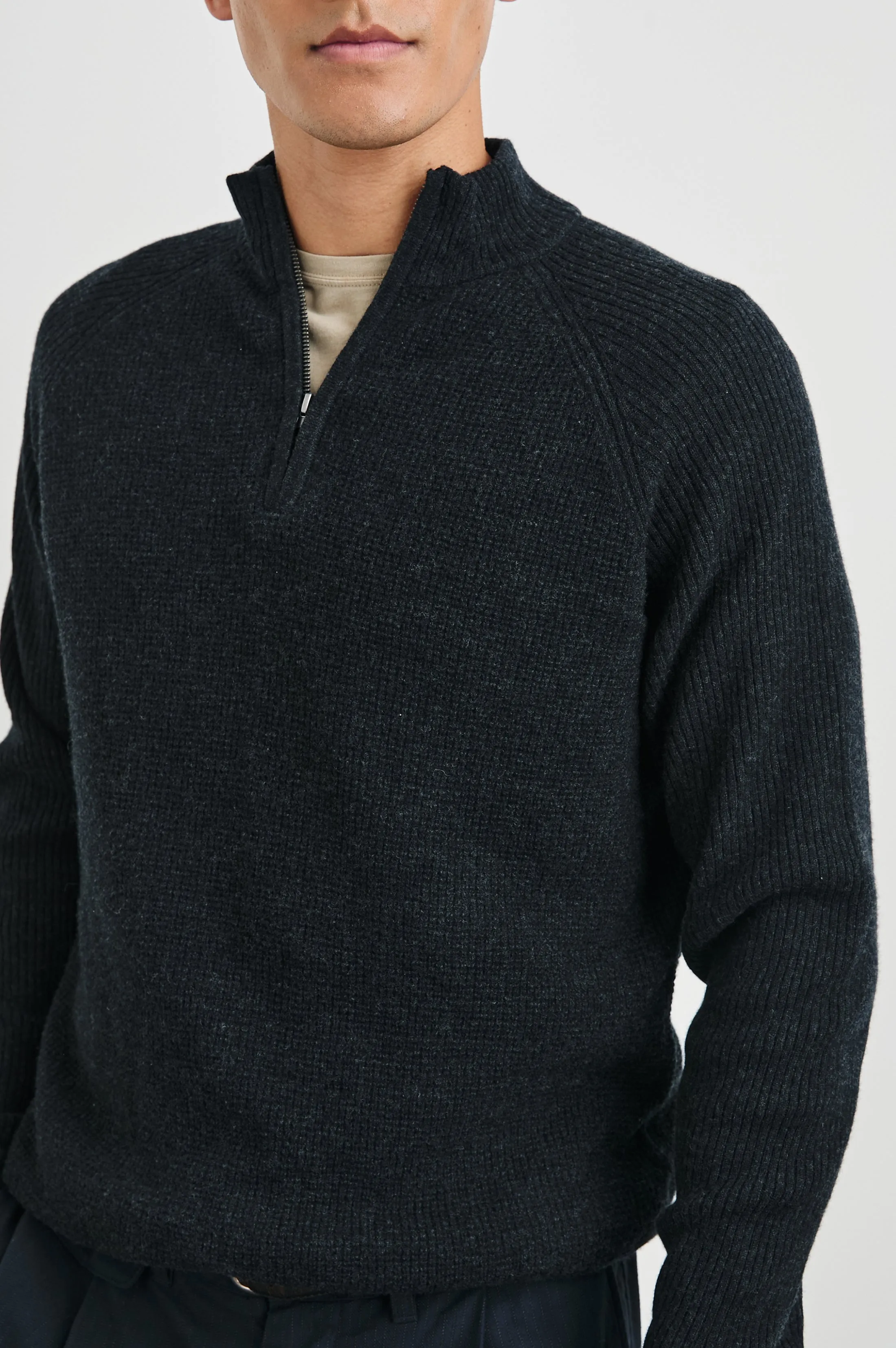 STARK QUARTER ZIP - CAST IRON